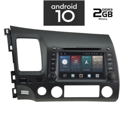 OΘΟΝΗ Multimedia OEM AN X444_GPS HONDA CIVIC 4D mod. 2006-2012