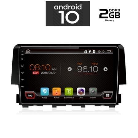 OΘΟΝΗ Multimedia OEM AN X6375_GPS (9inc)HONDA / CIVIC mod. 2016>