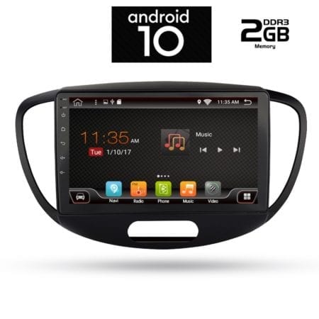 OΘΟΝΗ Multimedia OEM AN X6386 9 INC GPS HYUNDAI i10 2008-2013