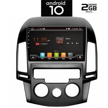 OΘΟΝΗ Multimedia OEM AN X6393 GPS 9 INC HYUNDAI i30 2007-2012