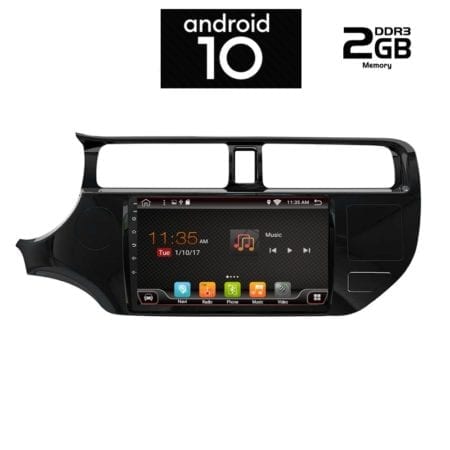 OΘΟΝΗ Multimedia OEM AN X6424 GPS 9 INC KIA RIO 2012-2015